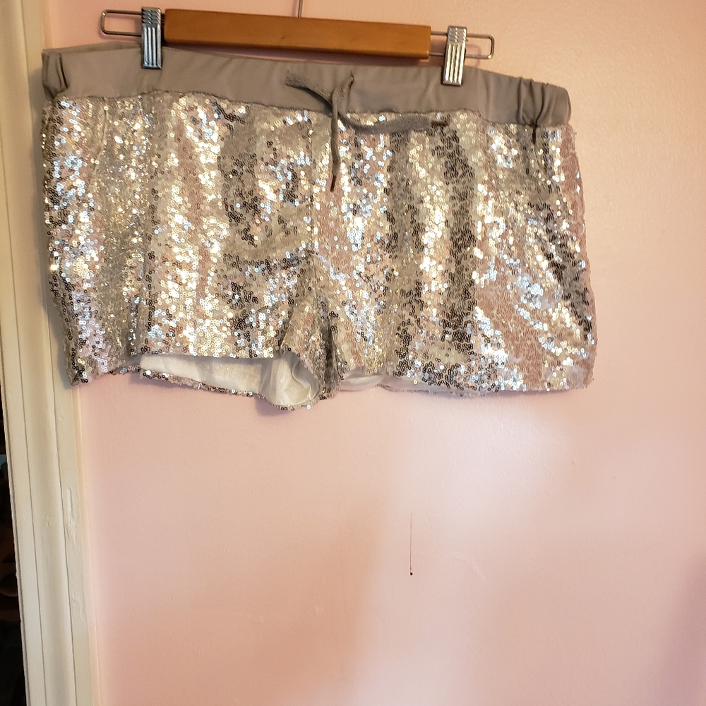 Sequin shorts